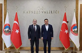 Vali Gökmen Çiçek'ten Prof. Dr. Benli'ye ziyaret kabulü