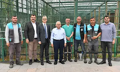 Başkan Büyükkılıç, hayvanat bahçesini ziyaret etti