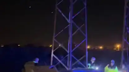 Develi'de Otomobil Elektrik Direğine Çarptı: 1 Yaralı