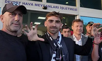 Beşiktaş'ın yeni transferi Jota Silva İstanbul'da
