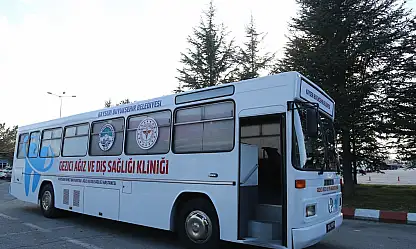 Kayseri'de gezici diş sağlığı Köseler'de