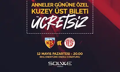 Kayserispor-Antalyaspor maçına 1038 kadın taraftara ücretsiz bilet
