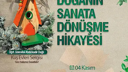 Ahşap geri dönüşümle doğa sanata dönüşüyor