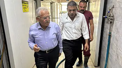 Başkan Büyükkılıç'tan manda üreticilerine ziyaret
