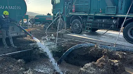 Develi Öksüt'te Tarımsal sulama için ilk sondaj başladı