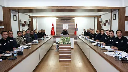 Emniyetten genel asayiş toplantısı