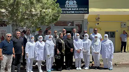 Gazetecilerden Kadın Kooperatiflerine Ziyaret
