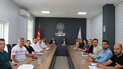 Gençlik ve Spor İl Müdürlüğü'nde istişare toplantısı