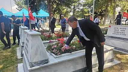 İl Müdürü Kabakcı, 15 Temmuz'da Şehitleri Dualarla Andı