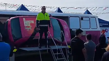 Kayseri bilim festivali'nde trafik eğitimi verildi