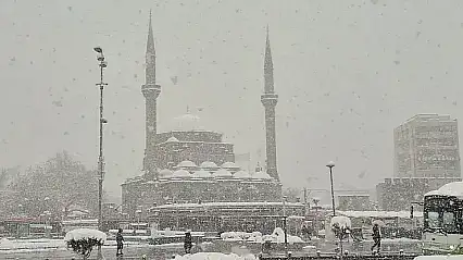 Kayseri'ye yoğun kar uyarısı