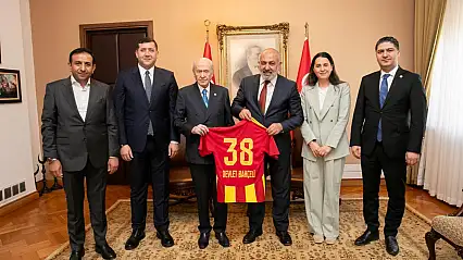 Kayserispor yönetiminden Devlet Bahçeli'ye ziyaret