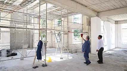 KAYÜ Kampüs Camii İnşaatı Hızla Yükseliyor