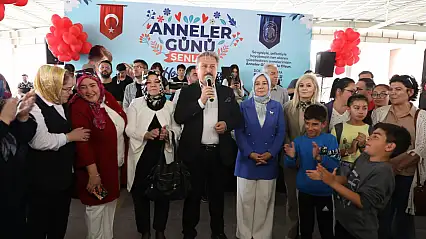 Melikgazi belediyesi anneler günü şenliği düzenledi