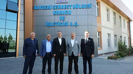 Çopuroğlu, Kayseri serbest bölge'yi inceledi