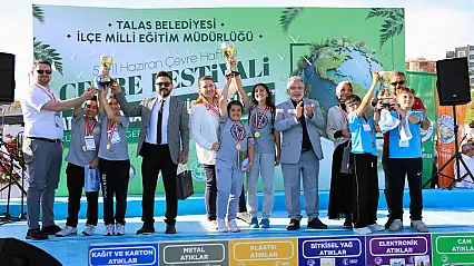 Talas'ta Atıklar Sanata Dönüştü, Öğrenciler Ödüllendirildi