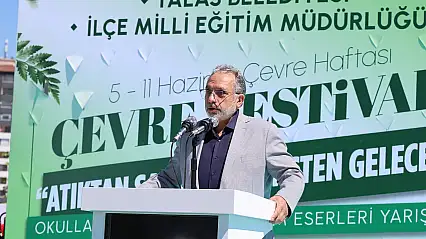 Talas'ta Çevre Şenliği Renkli Görüntülere Sahne Oldu