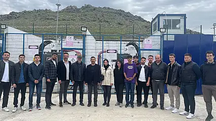 Üniversitelilerden katı atık tesisine teknik ziyaret
