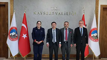 Vali Gökmen Çiçek, Kayserili iş dünyası temsilcilerini kabul etti