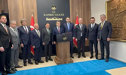 Bakan Kurum ve Yumaklı'dan Kayseri Valiliği'ne Ziyaret