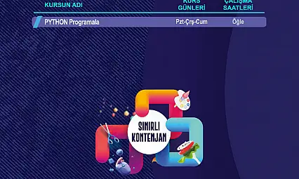 Büyükşehir'den ücretsiz Python programlama kursu