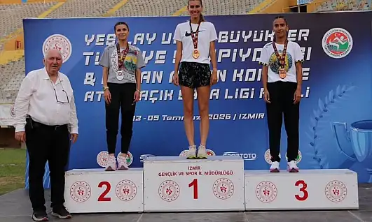Atletizm sporcuları İzmir'den madalyalarla döndü