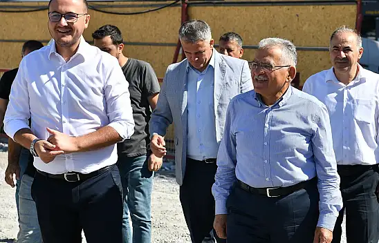 Büyükkılıç, Sahabiye Kentsel dönüşüm projesini yerinde inceledi
