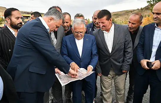 Büyükkılıç Tomarza'da yatırımları inceledi