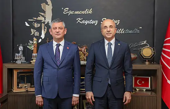 CHP'li Aşkın Genç'ten Özgür Özel'e ziyaret