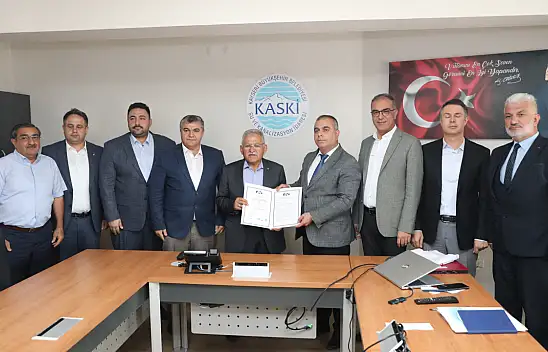 KASKİ'ye Enerji yönetim sertifikası