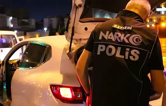 Kayseri'de Narko-Asayiş uygulaması: 68 gözaltı