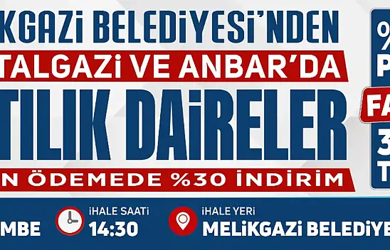 Melikgazi belediyesi 11 kasım ilan