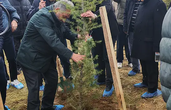 Talas'ta anlamlı etkinlik: Fidanlar kardeşlik için dikildi
