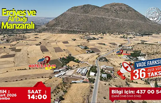 Talas'ta Villa Parseli Satışında Son Günler