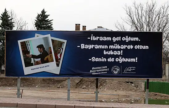 Talas'ta Yeşilçam Temalı Bayram Billboardları