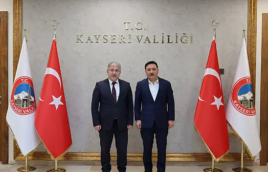 Vali Gökmen Çiçek'ten Prof. Dr. Benli'ye ziyaret kabulü