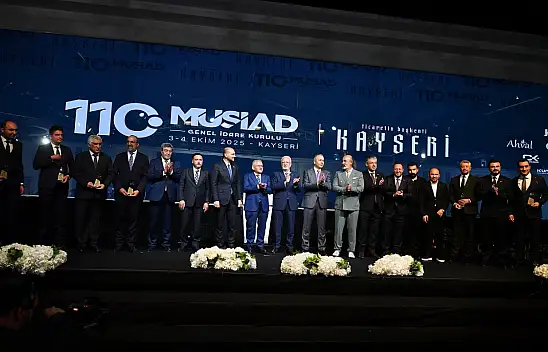 Yerlikaya ve Büyükkılıç, MÜSİAD genel kurulu'nda