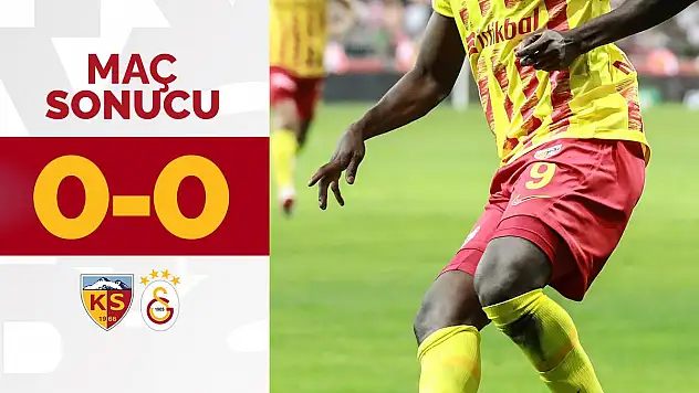 Kayserispor 0-0 Galatasaray