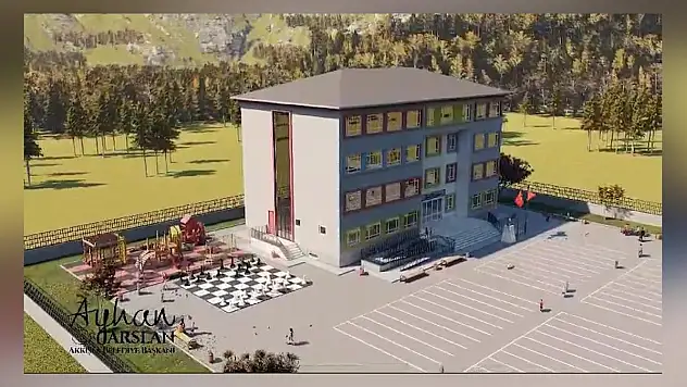 Akkışla'ya 8 Derslikli İlkokul