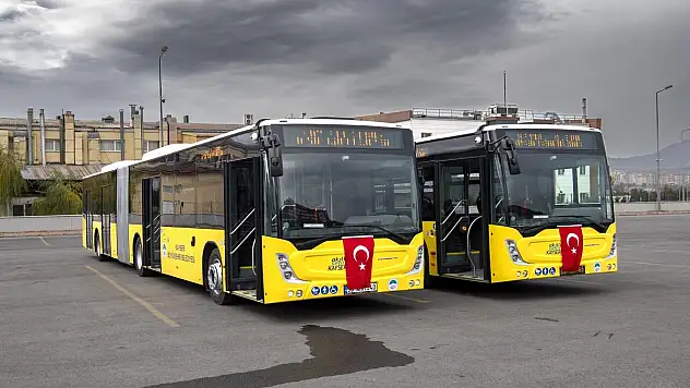 12 OTOBÜS ALINDI