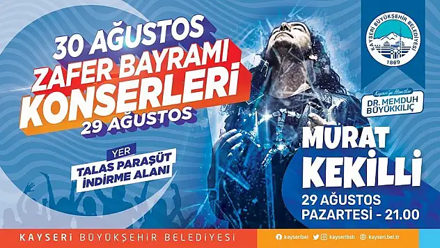 30 AĞUSTOS ZAFER HAFTASI KONSERLERİ