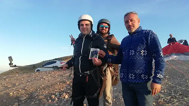 4 ilçe kaymakamı Ali Dağı'ndan uçtu