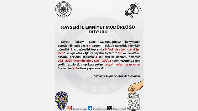 8 işçi alımı Kayseri'nin işsizlik boyutunu ortaya çıkardı