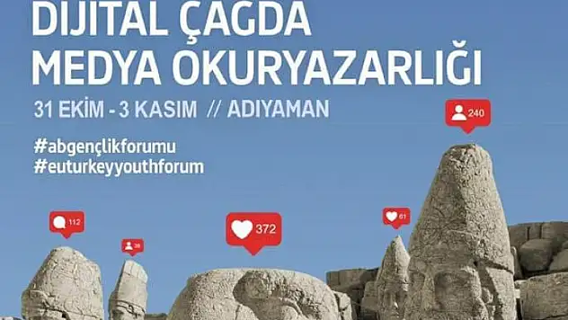 'AB-Türkiye Gençlik Forumu 2019' Adıyaman'da Düzenlenecek