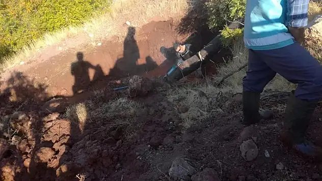 Adıyaman Belediyesi, Gürlevik Ana İsale Hattında Onarım Çalışması Yaptı