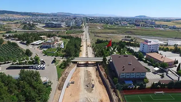 Adıyaman da köprülü kavşak çalışmaları