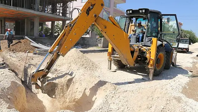 Adıyaman Yeni Mahalle de altyapı çalışmaları