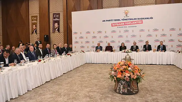 AK PARTİ YEREL YÖNETİMLER BAŞKANLIĞI İSTİŞARE TOPLANTISI