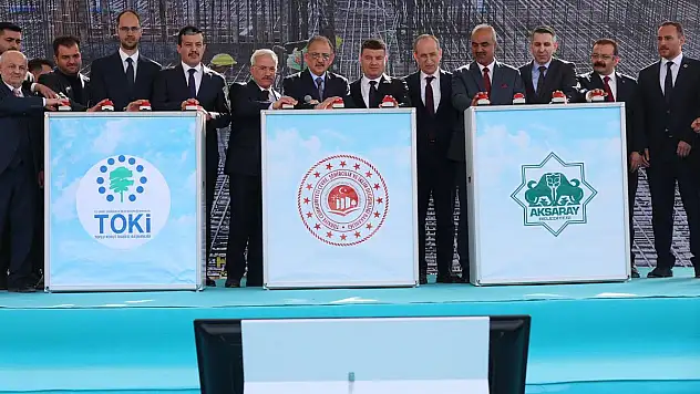 Aksaray 'da Kentsel Dönüşüm Temel Atma Töreni