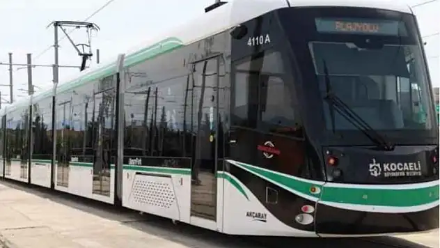 Alikahya tramvayında rayların üretimi tamamlandı